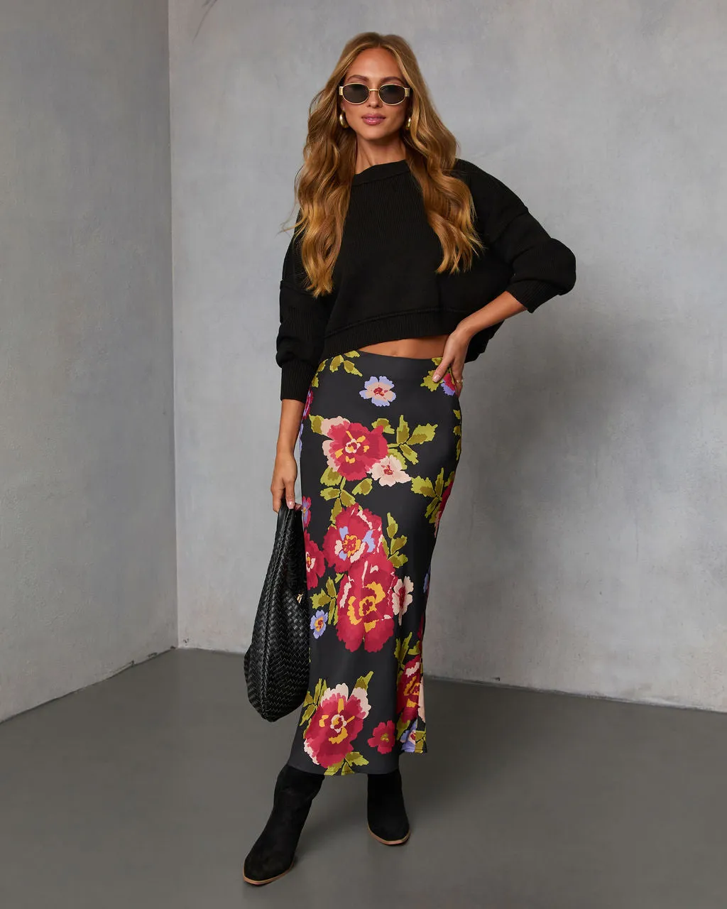 Falling for Fall Printed Maxi Skirt sold by Vici