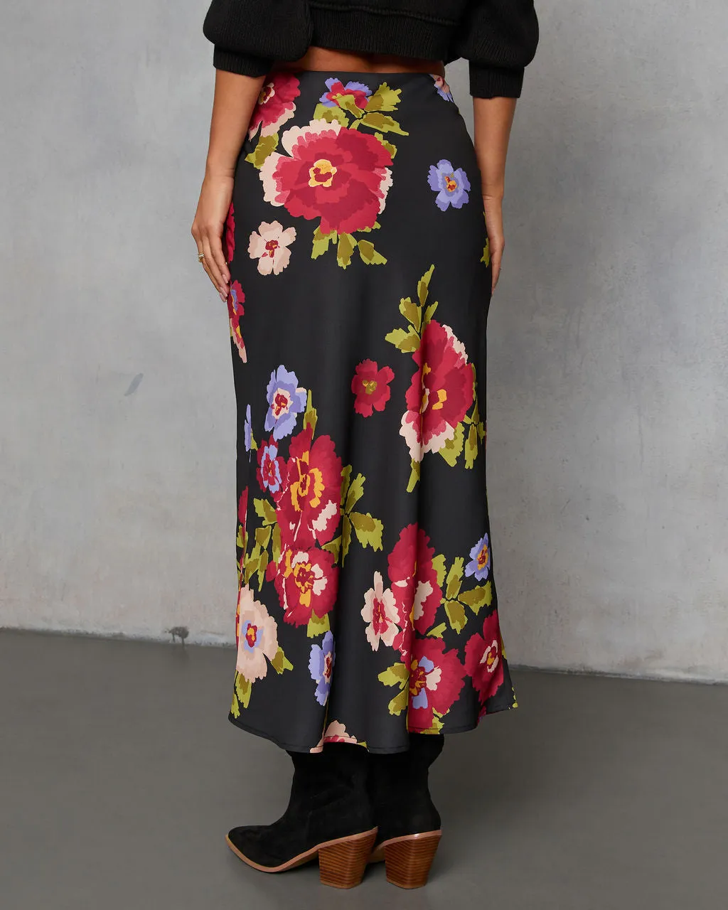 Falling for Fall Printed Maxi Skirt sold by Vici product image thumbnail 4