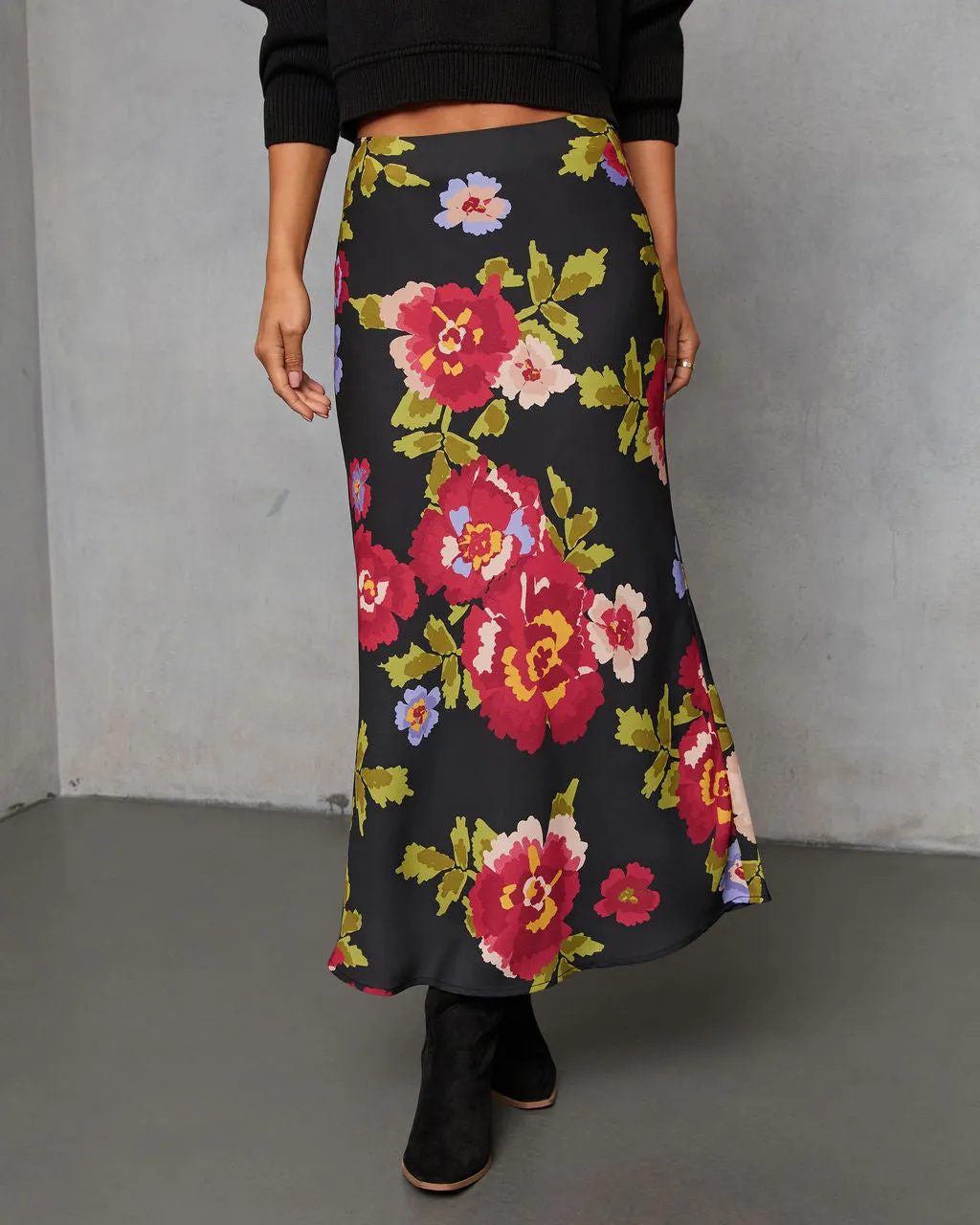 Falling for Fall Printed Maxi Skirt sold by Vici product image thumbnail 2