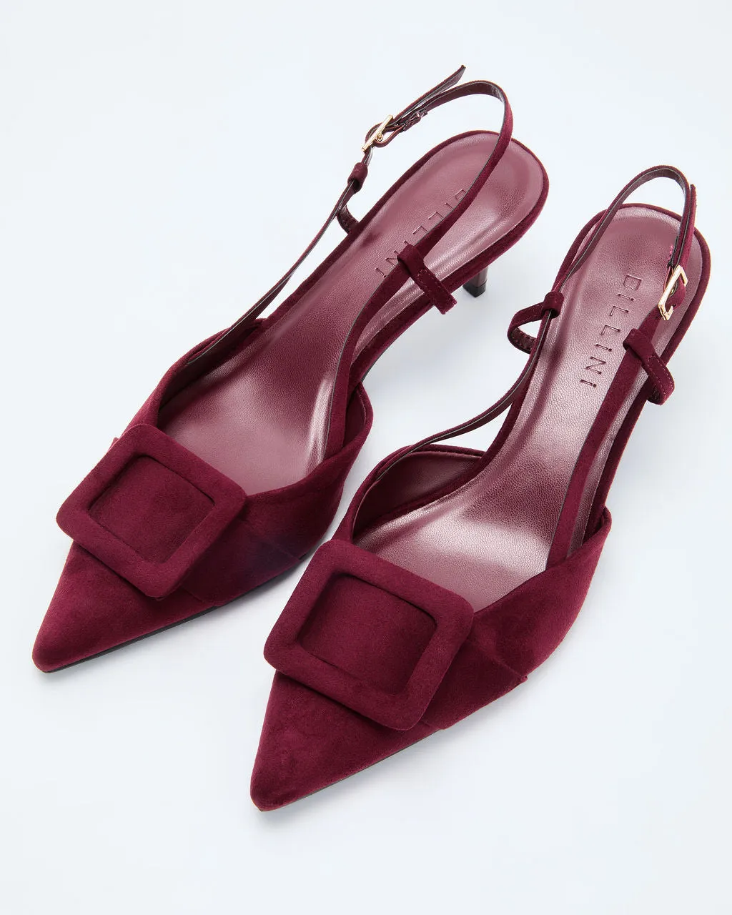 Hazel Lane Buckle Suede Slingback Heels sold by Vici product image thumbnail 2