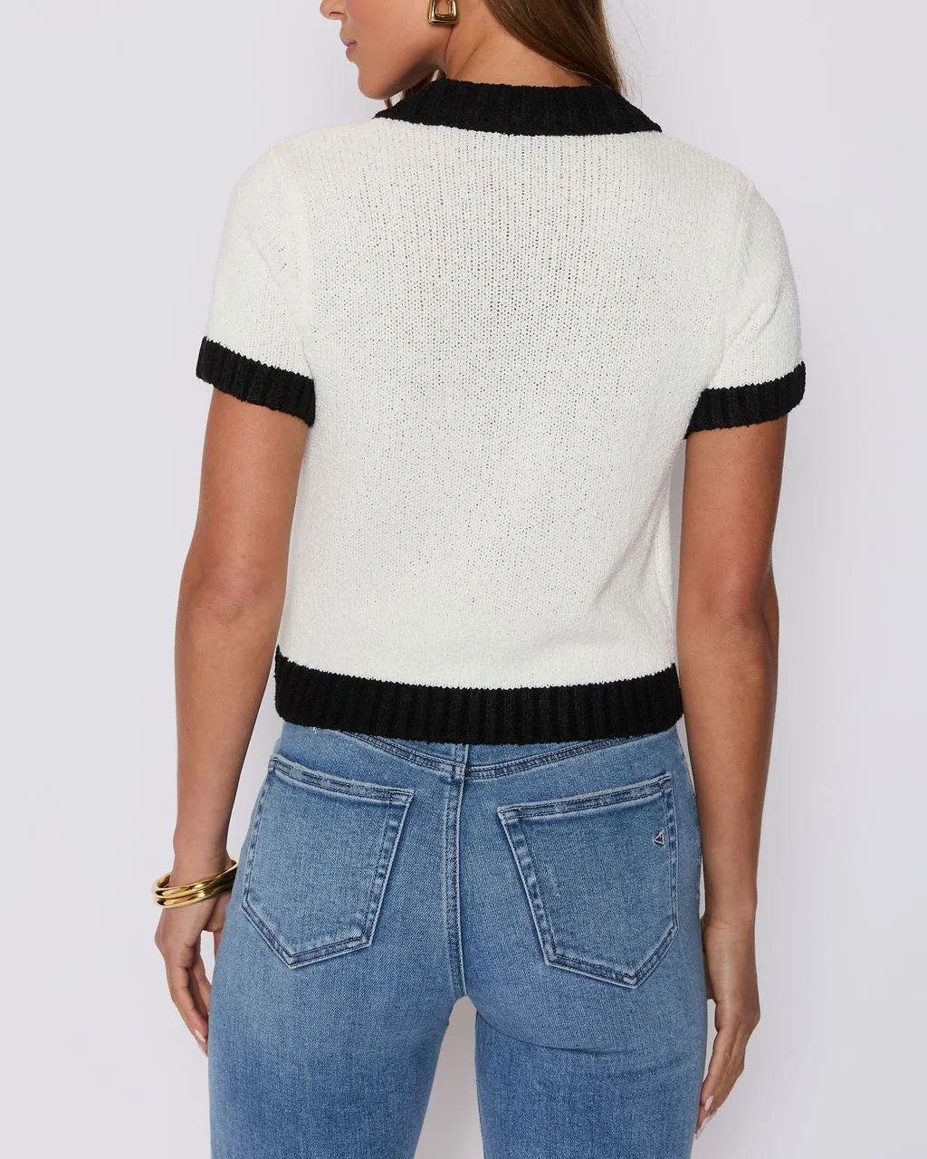 Polo Contrast Knit Top sold by Vici product image thumbnail 4