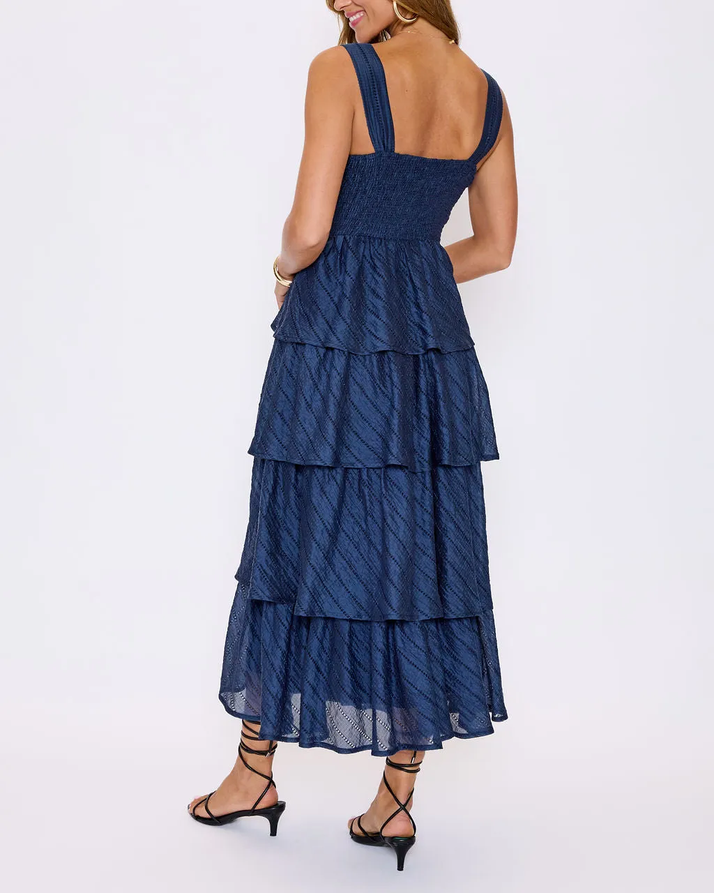 Celeste Tiered Midi Dress sold by Vici product image thumbnail 4