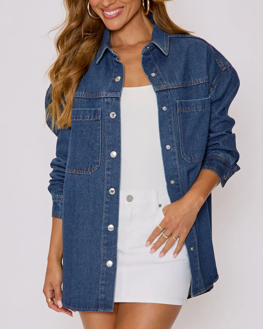 Kai Denim Shirt sold by Vici product image thumbnail 5