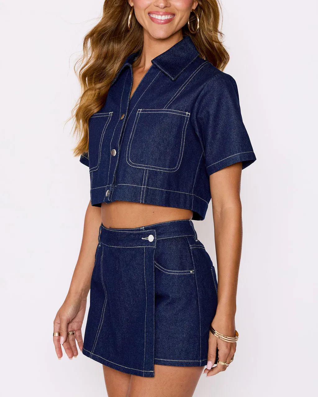 Rowan Denim Top sold by Vici product image thumbnail 3