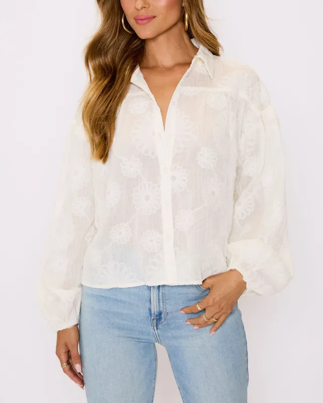 Marley Textured Blouse sold by Vici