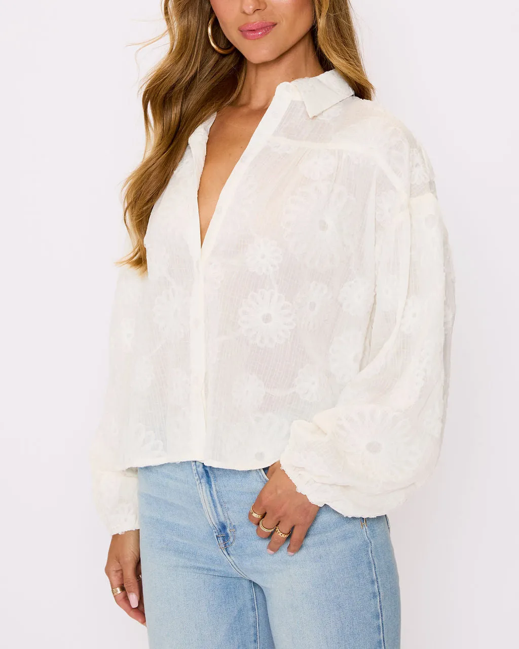 Marley Textured Blouse sold by Vici product image thumbnail 3