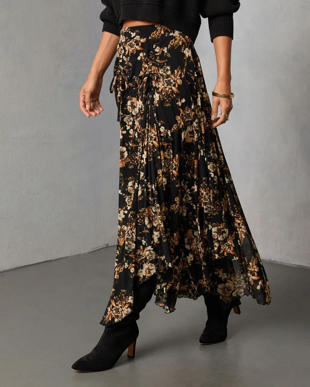 Autumn Fern Printed Midi Skirt sold by Vici product image thumbnail 3