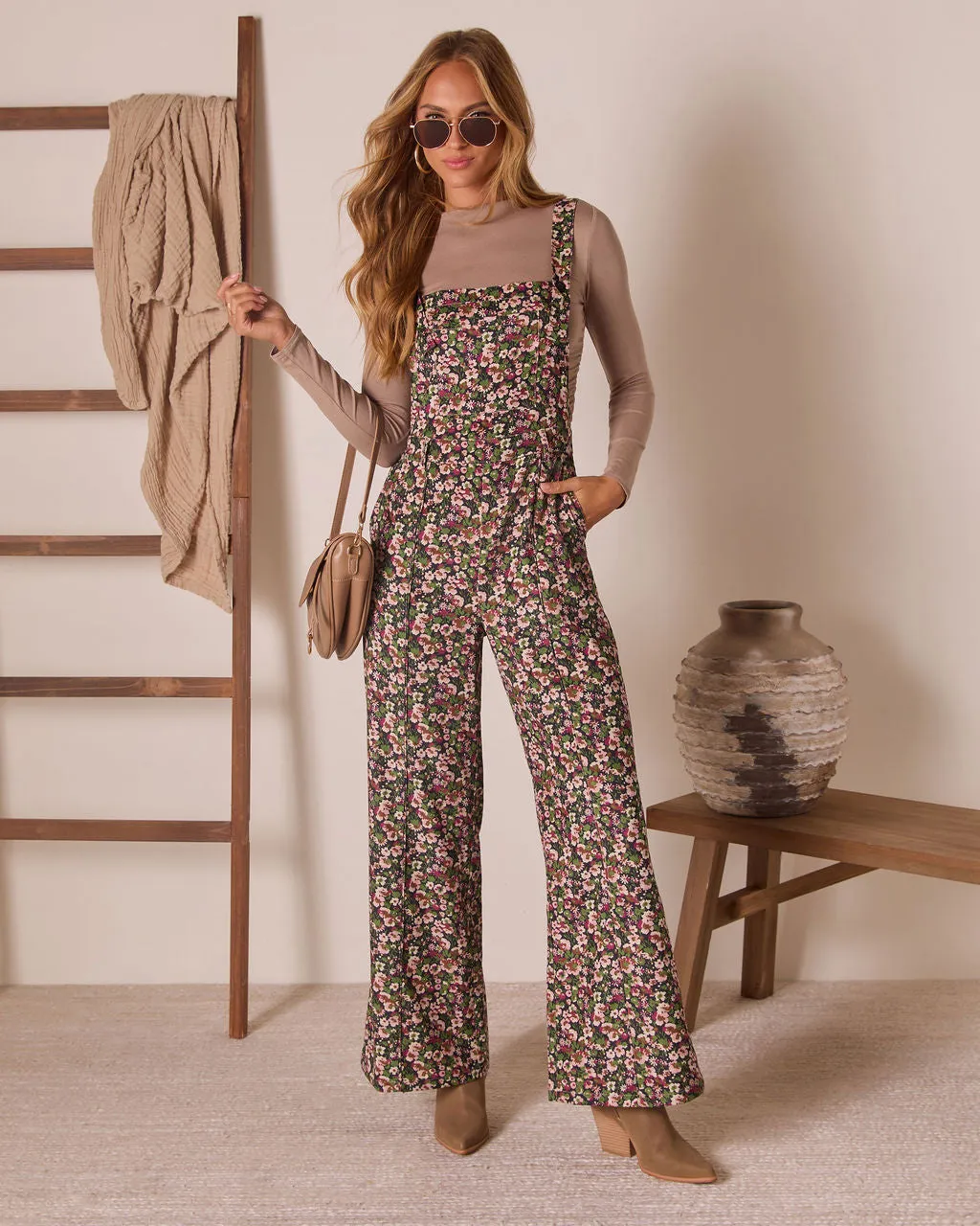Laurel Muse Printed Overalls sold by Vici