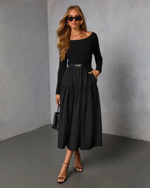 Fallow Field Belted Midi Dress sold by Vici