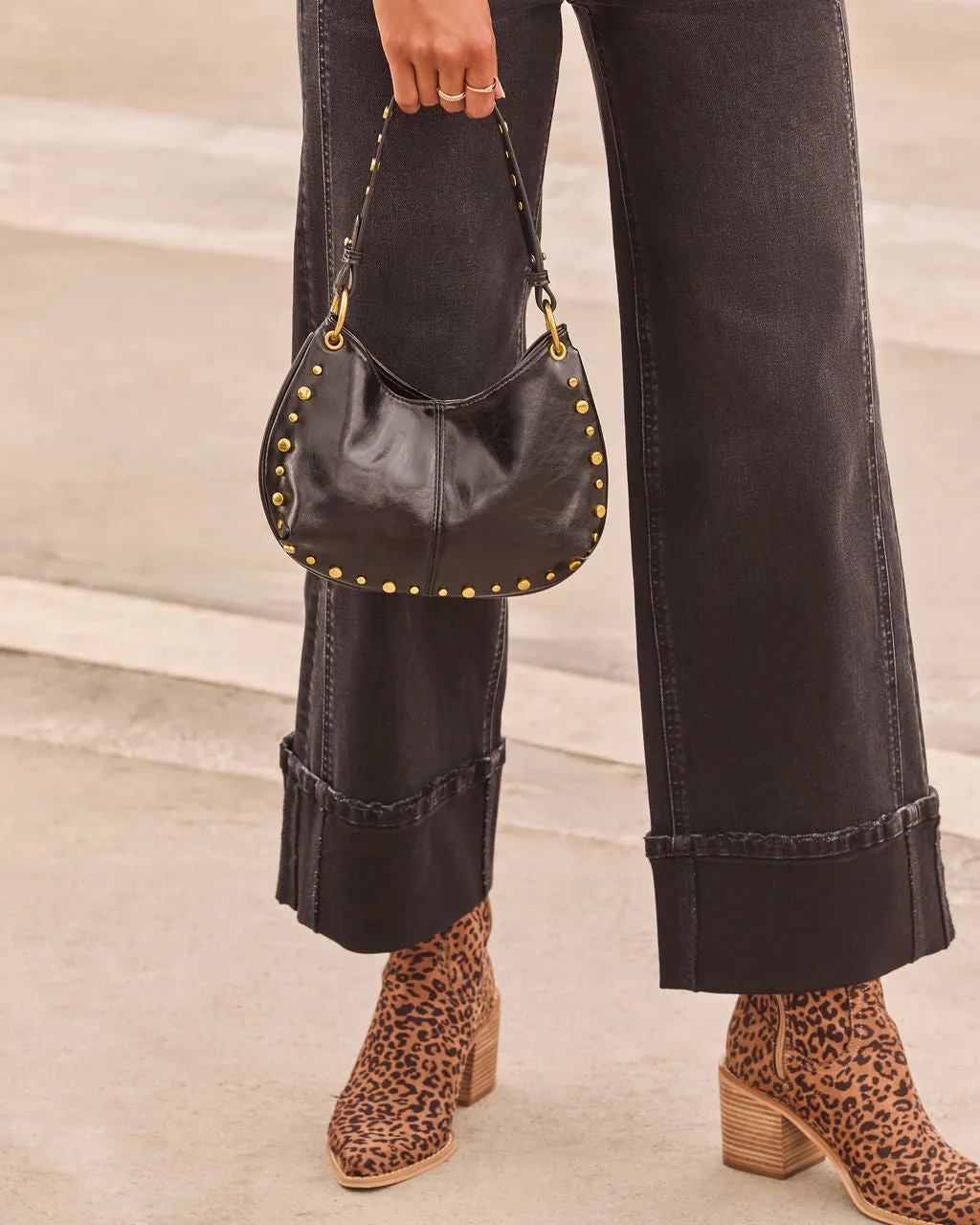 Musee Studded Leather Shoulder Bag sold by Vici product image thumbnail 5