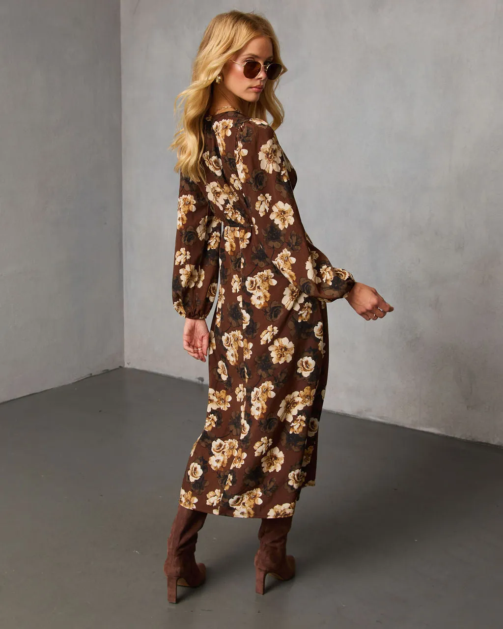 Sierana Printed Midi Dress sold by Vici product image thumbnail 4