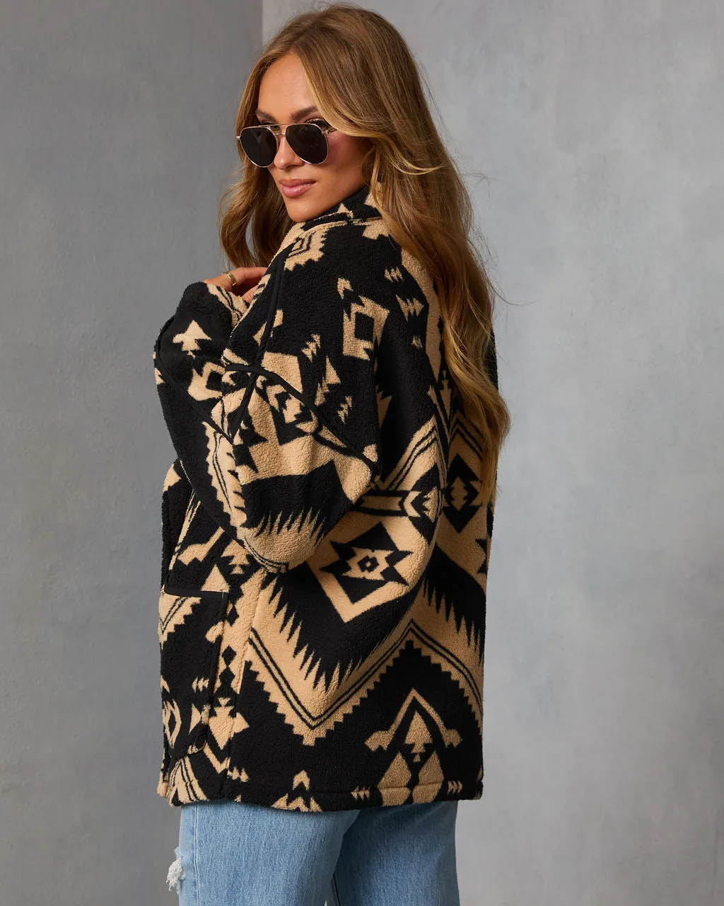 Marner Aztec Sherpa Moto Jacket sold by Vici product image thumbnail 4