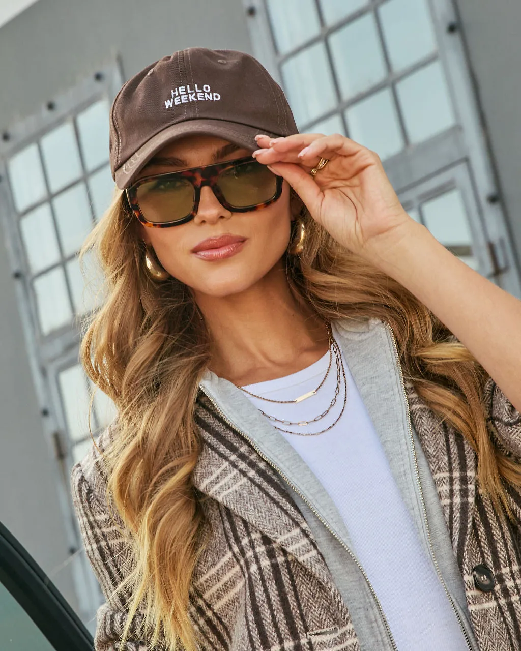 Hello Weekend Baseball Cap sold by Vici product image thumbnail 5