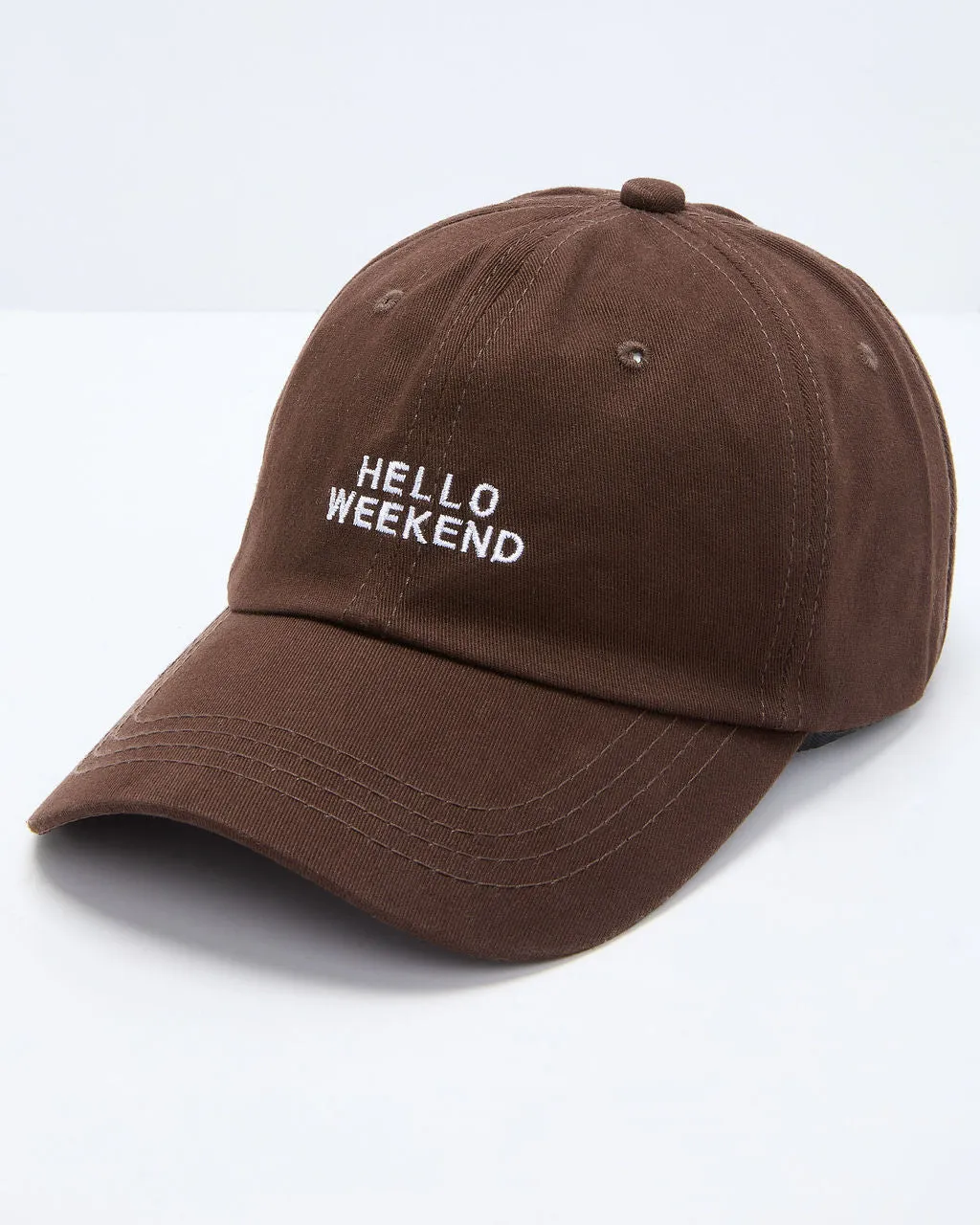 Hello Weekend Baseball Cap sold by Vici product image thumbnail 2