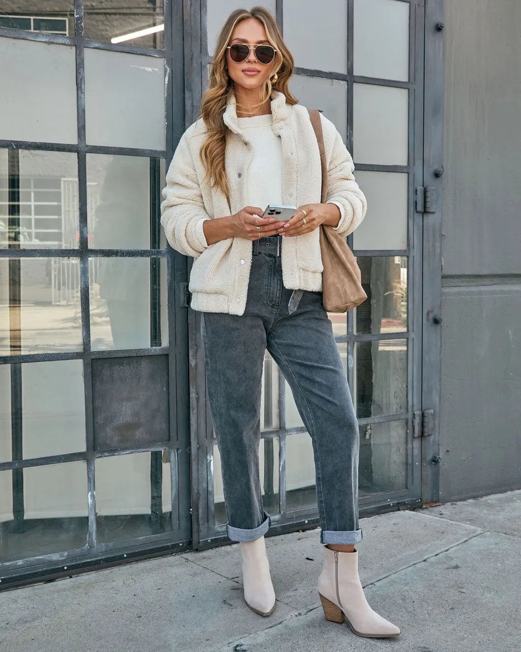 Luciane Sherpa Jacket sold by Vici product image thumbnail 2