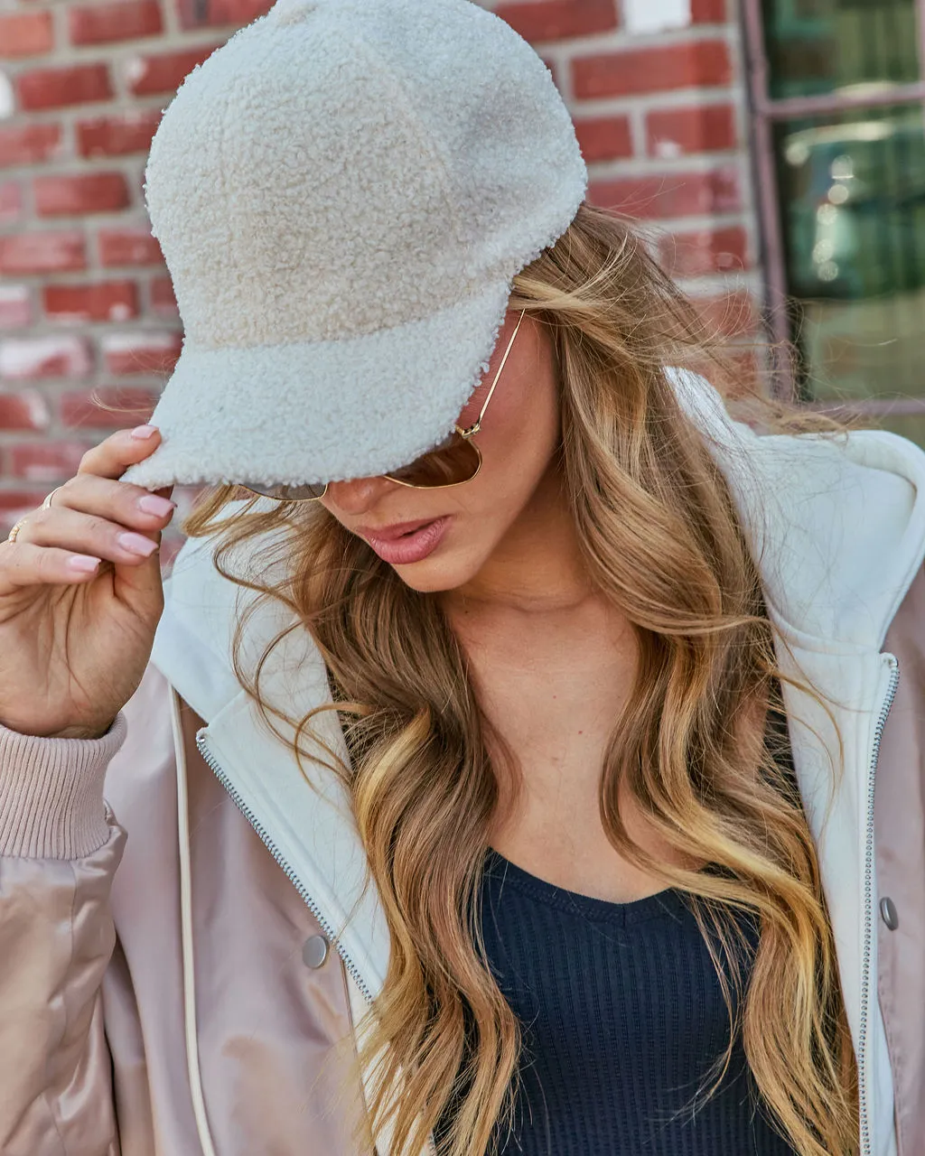 Soft Spoken Sherpa Baseball Cap sold by Vici product image thumbnail 5