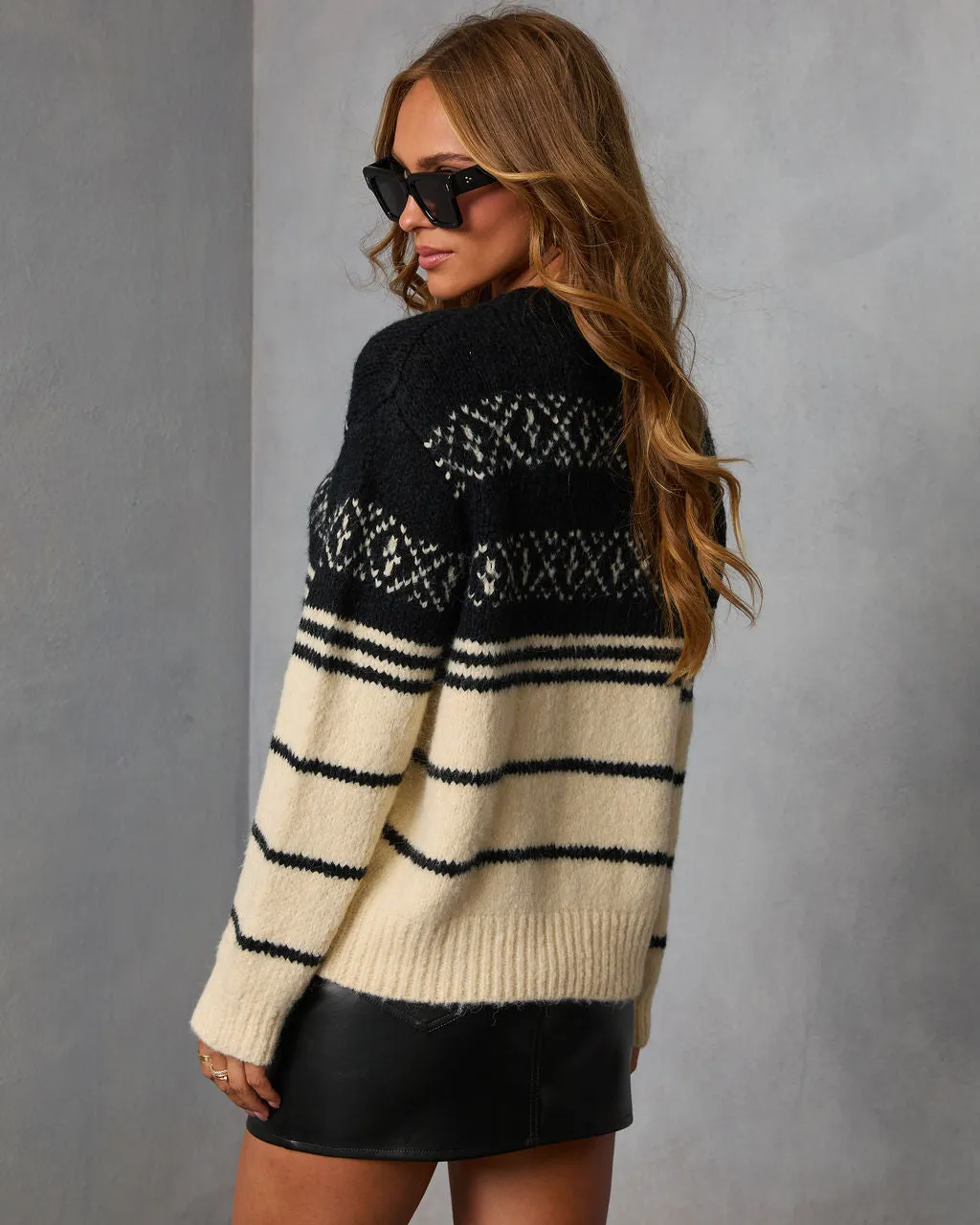 Natari Knit Abstract Sweater sold by Vici product image thumbnail 4