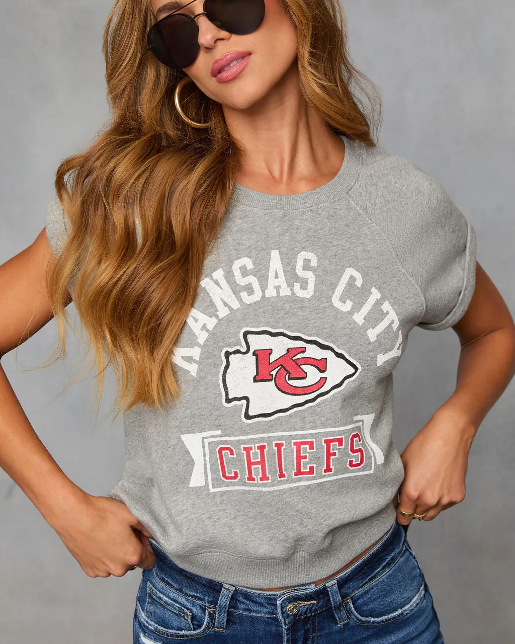 KC Chiefs Zone Short Sleeve Graphic Tee sold by Vici product image thumbnail 5