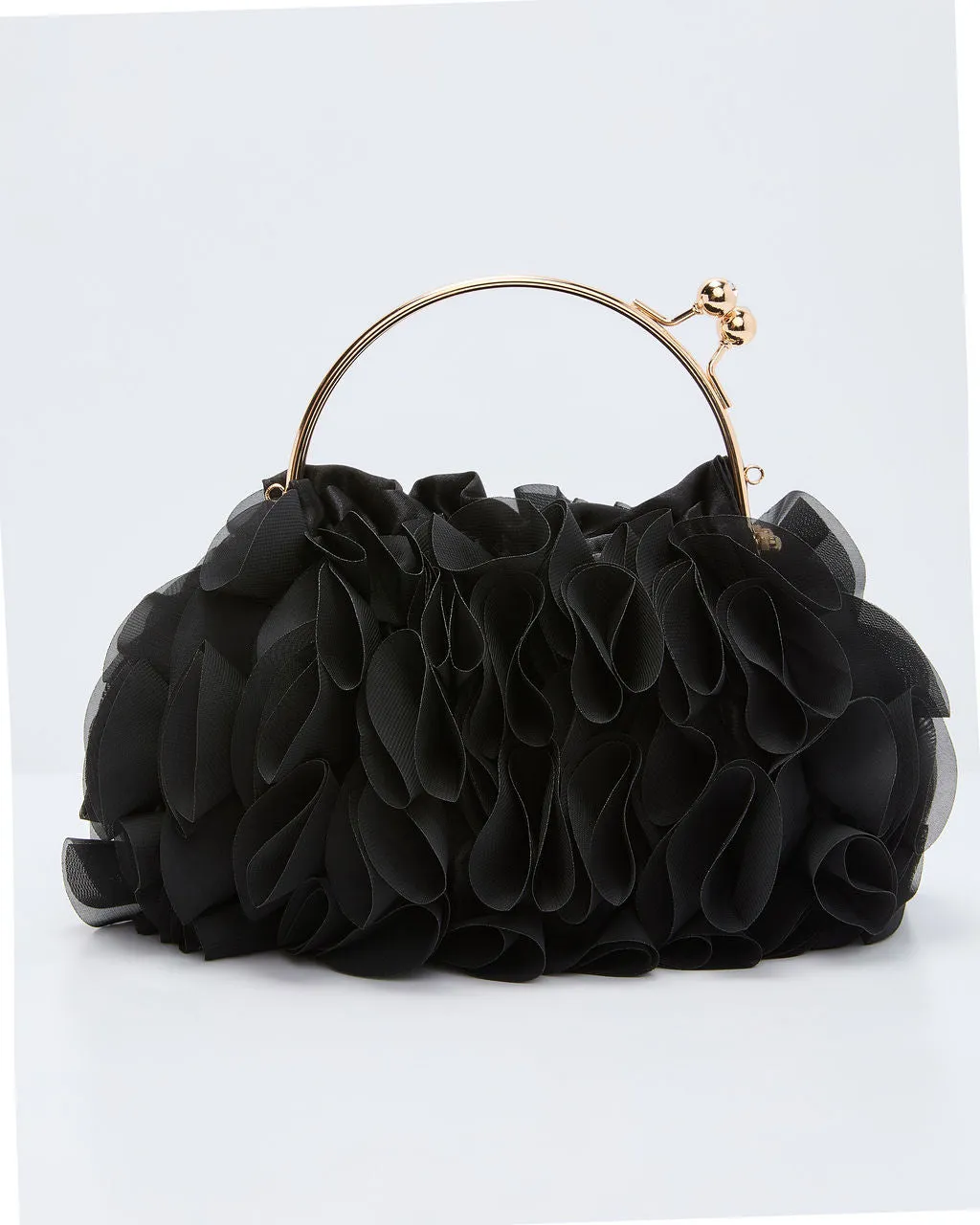 Soft Glance Floral Top Handle Pouch sold by Vici product image thumbnail 3