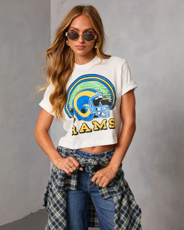 Los Angeles Rams Short Sleeve Graphic Tee sold by Vici