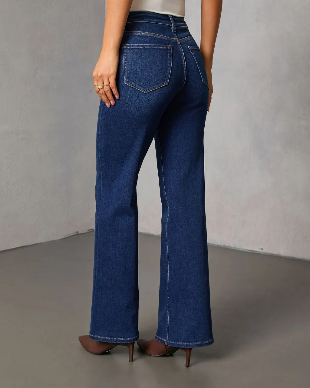 Camelle Super Stretch Flare Jeans sold by Vici product image thumbnail 4