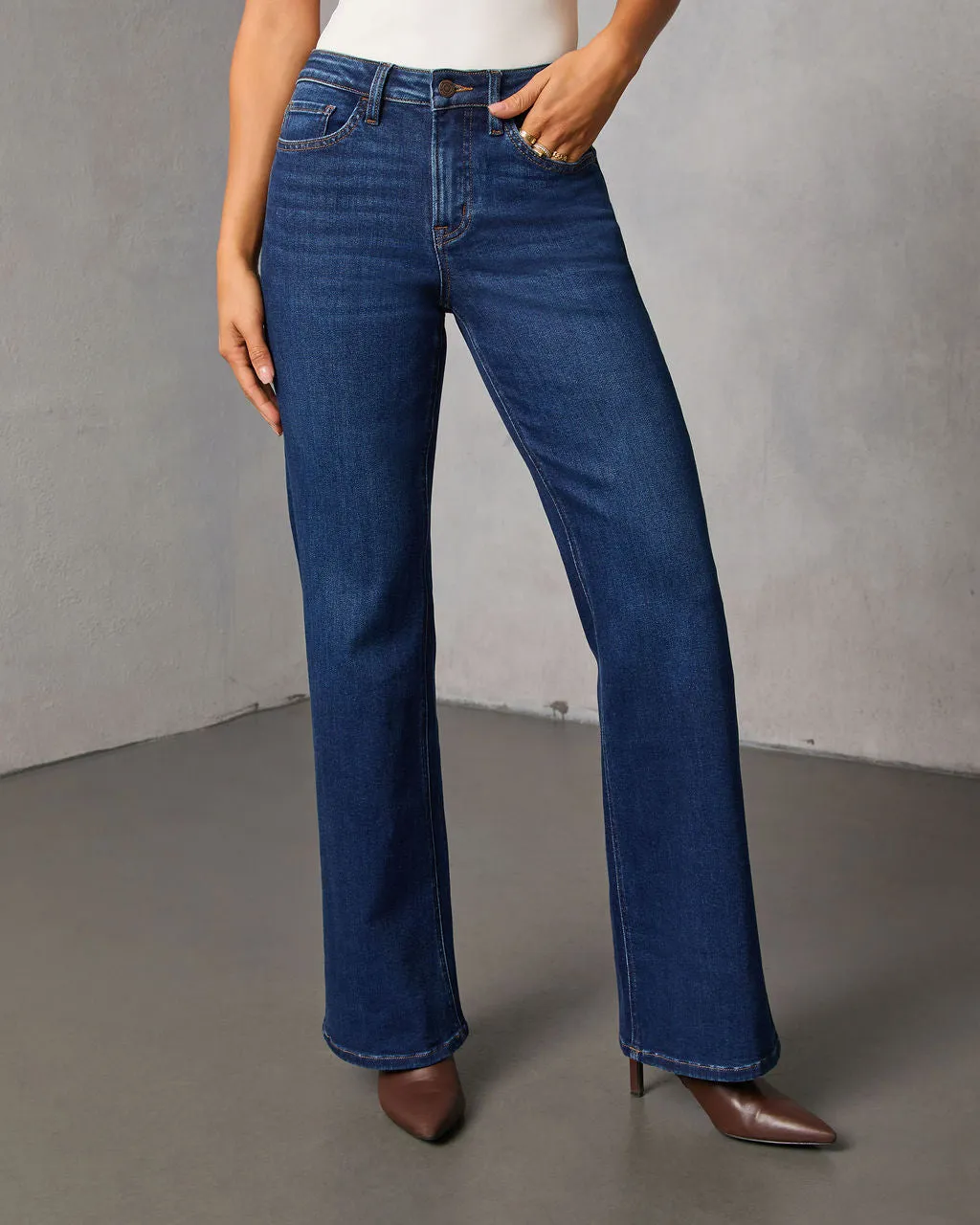 Camelle Super Stretch Flare Jeans sold by Vici product image thumbnail 2