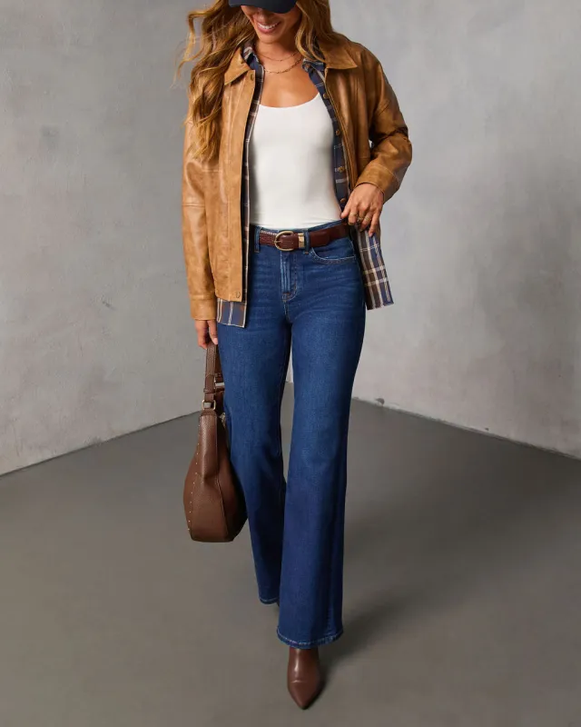 Camelle Super Stretch Flare Jeans sold by Vici