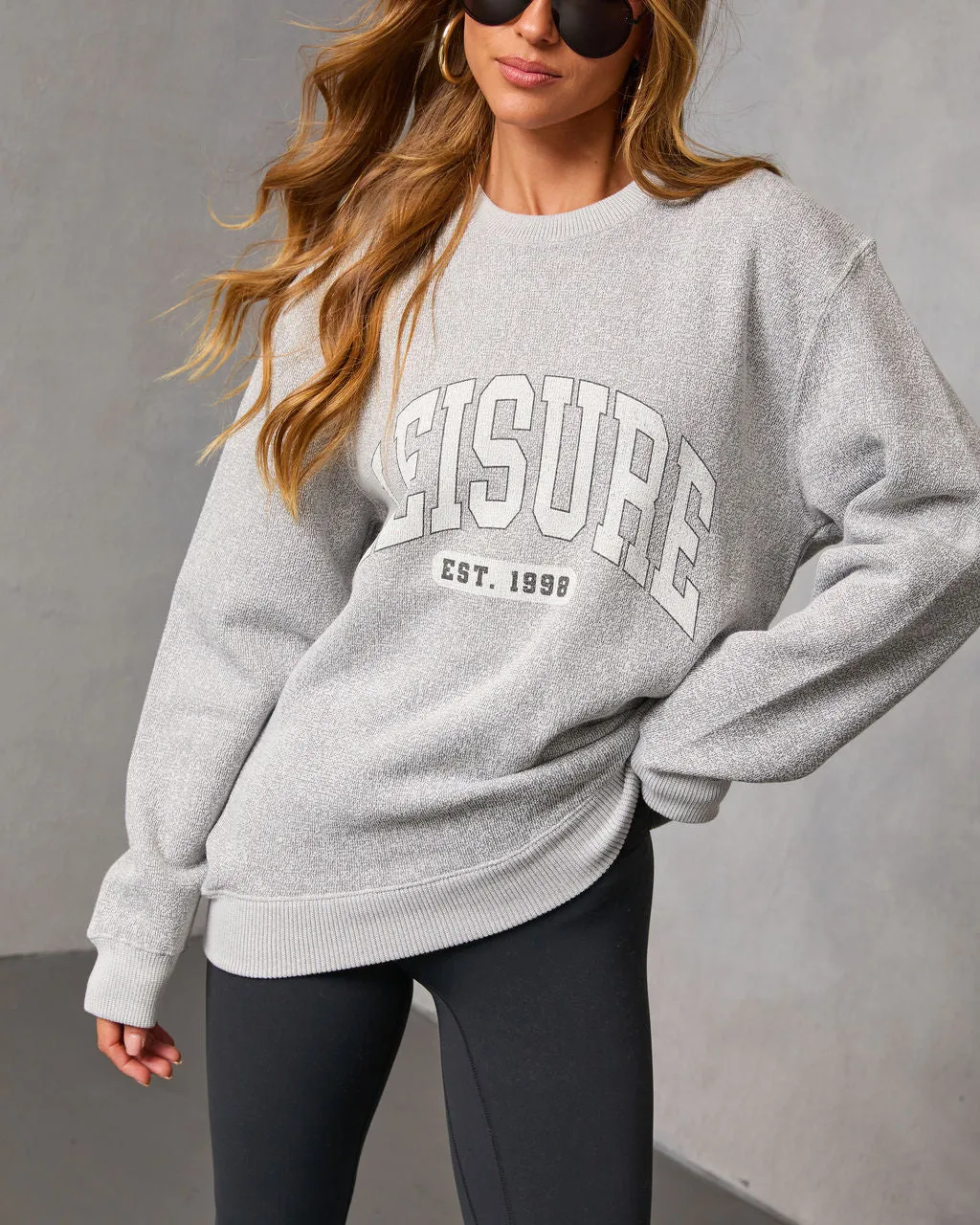 Leisure Mode Graphic Sweatshirt sold by Vici