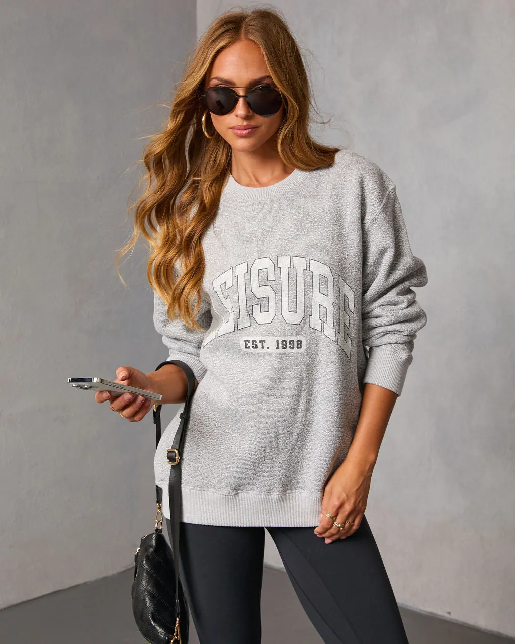 Leisure Mode Graphic Sweatshirt sold by Vici product image thumbnail 5