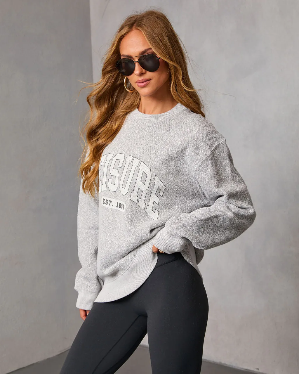 Leisure Mode Graphic Sweatshirt sold by Vici product image thumbnail 3