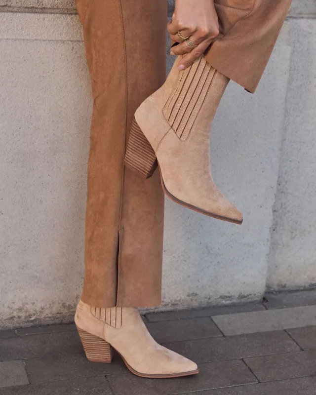 Ragabond Suede Ankle Booties sold by Vici