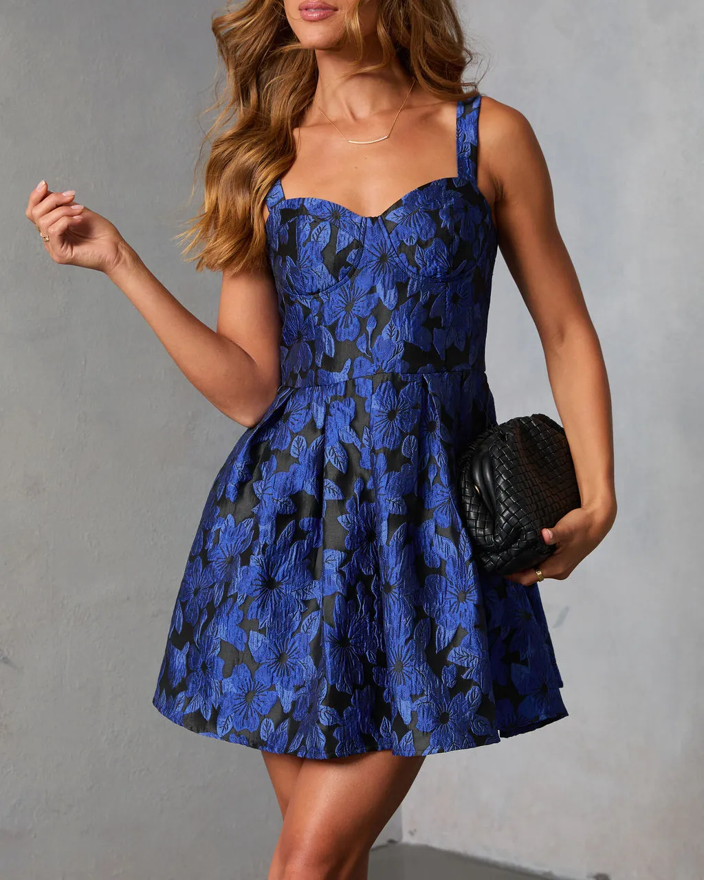 Isla Brocade Mini Dress sold by Vici product image thumbnail 2