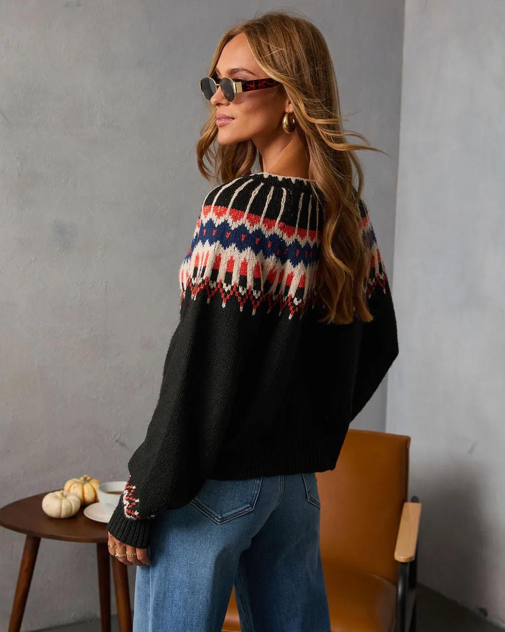 Grateful Gathering Abstract Knit Cardigan sold by Vici product image thumbnail 4