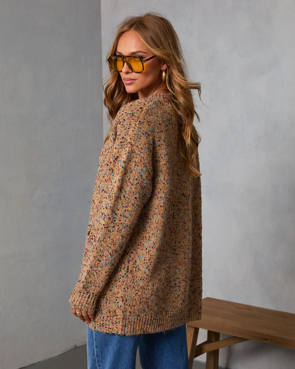 Homebody Season Knit Cardigan sold by Vici product image thumbnail 4