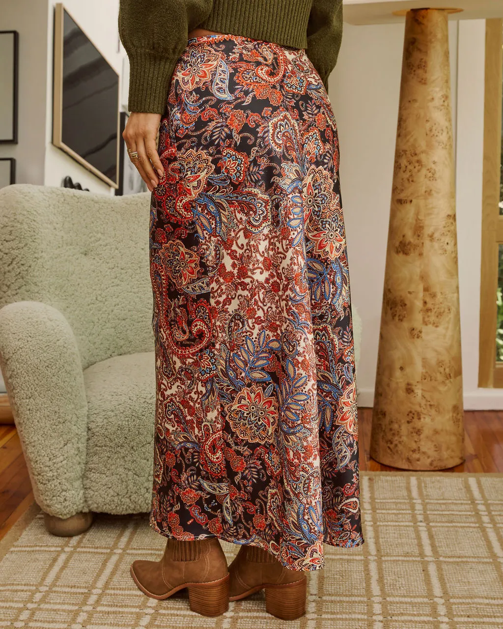 Opaline Paisley Maxi Skirt sold by Vici product image thumbnail 4