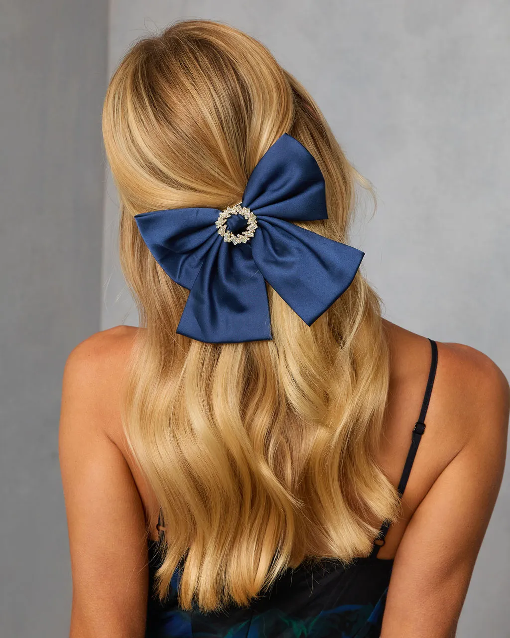 Lindlie Satin Bow Hair Barrette sold by Vici product image thumbnail 4