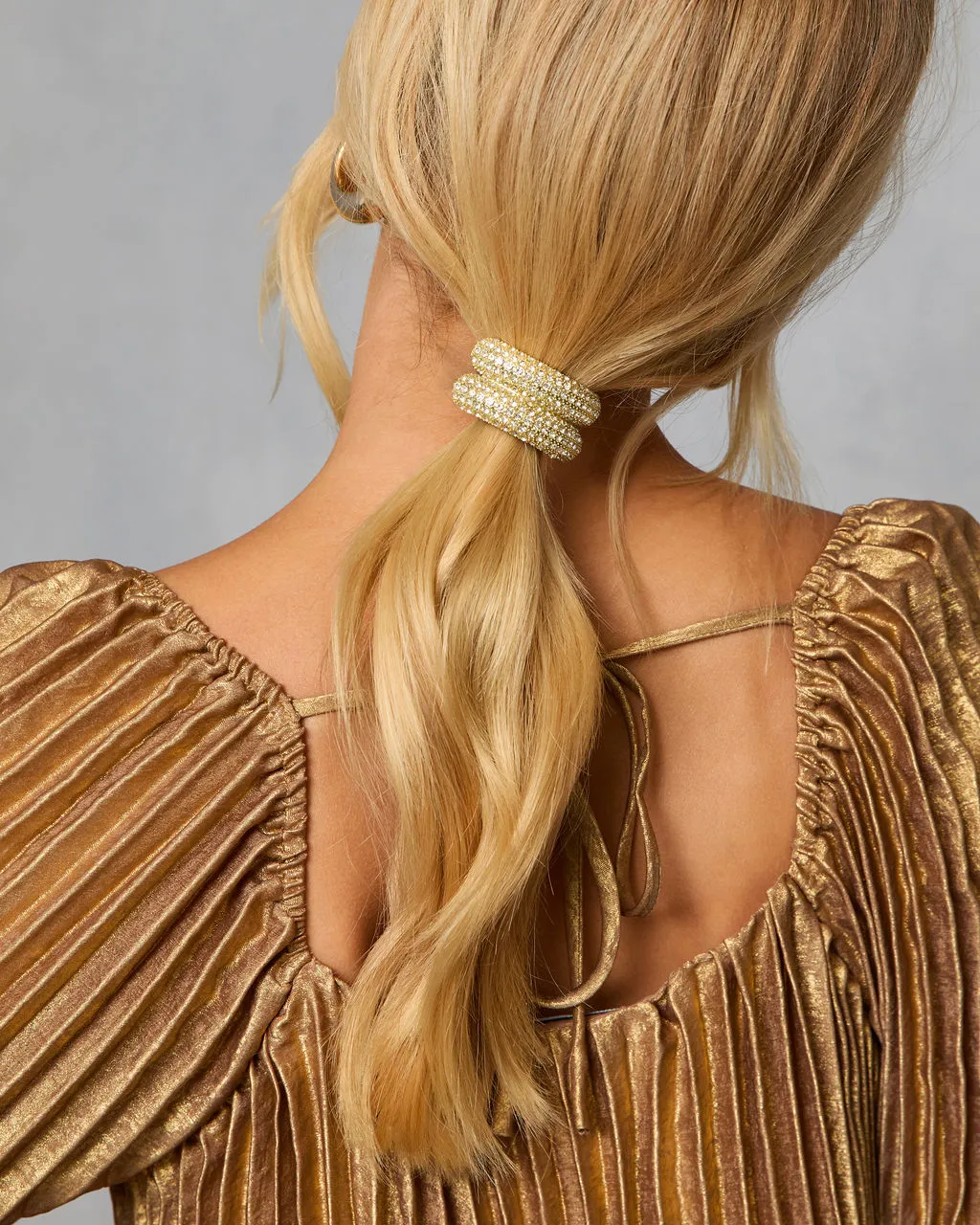 Last Look Rhinestone Embellished Pony Cuff sold by Vici product image thumbnail 2