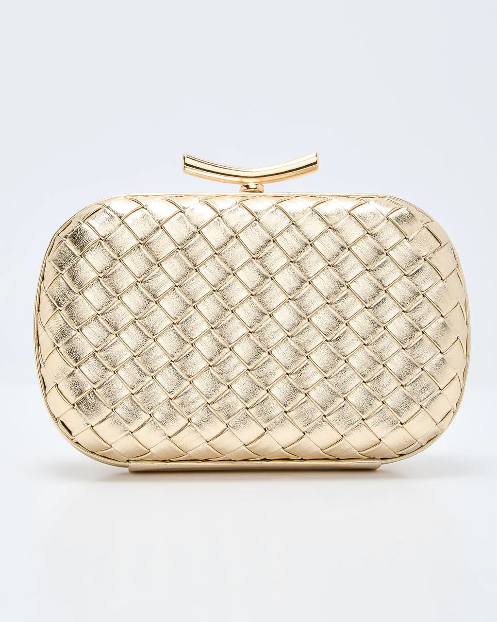 Invitation Only Faux Leather Woven Hard Case Clutch sold by Vici product image thumbnail 2