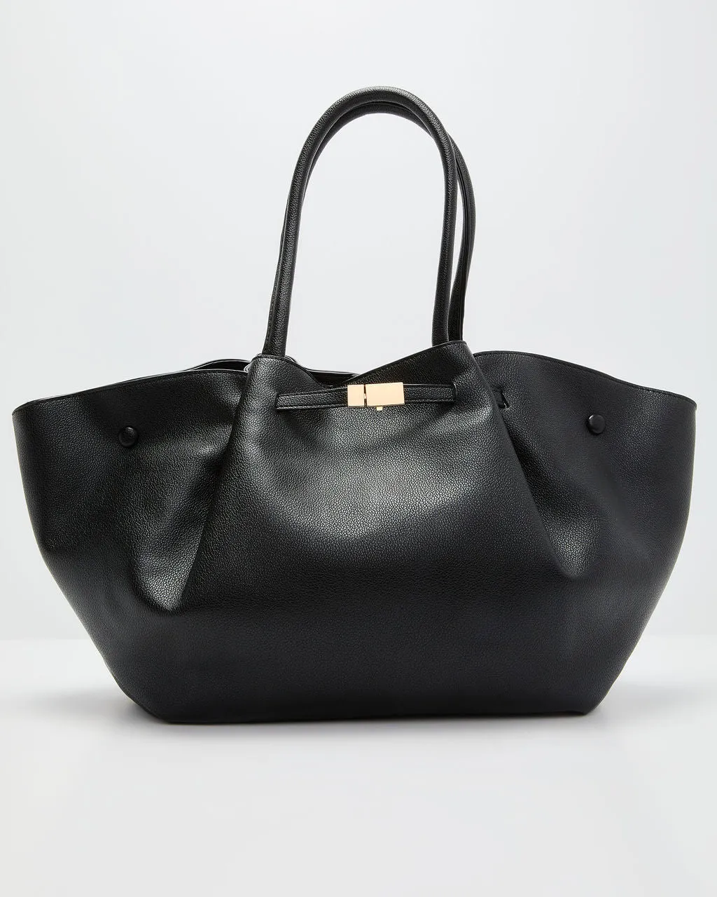 Delena Buckle Faux Leather Tote Bag sold by Vici product image thumbnail 2