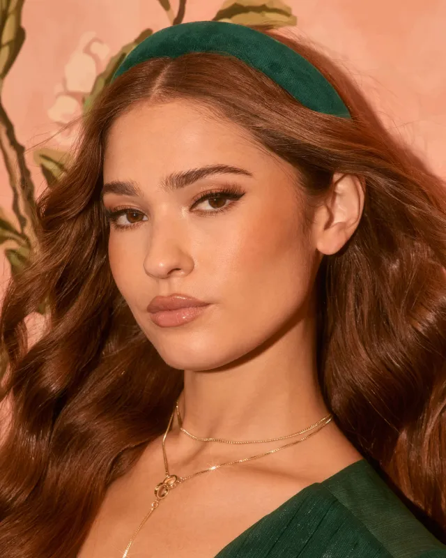 Walnut Hill Suede Headband sold by Vici