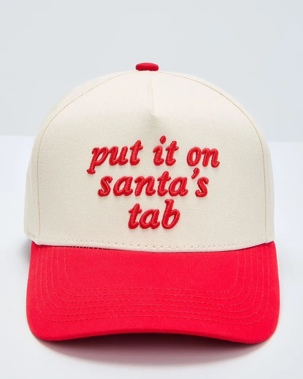 Put It On Santas Tab Baseball Cap sold by Vici product image thumbnail 2