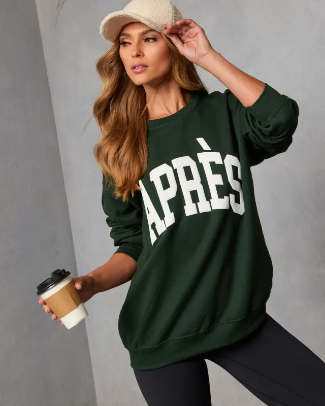 Apres Season Graphic Sweatshirt sold by Vici