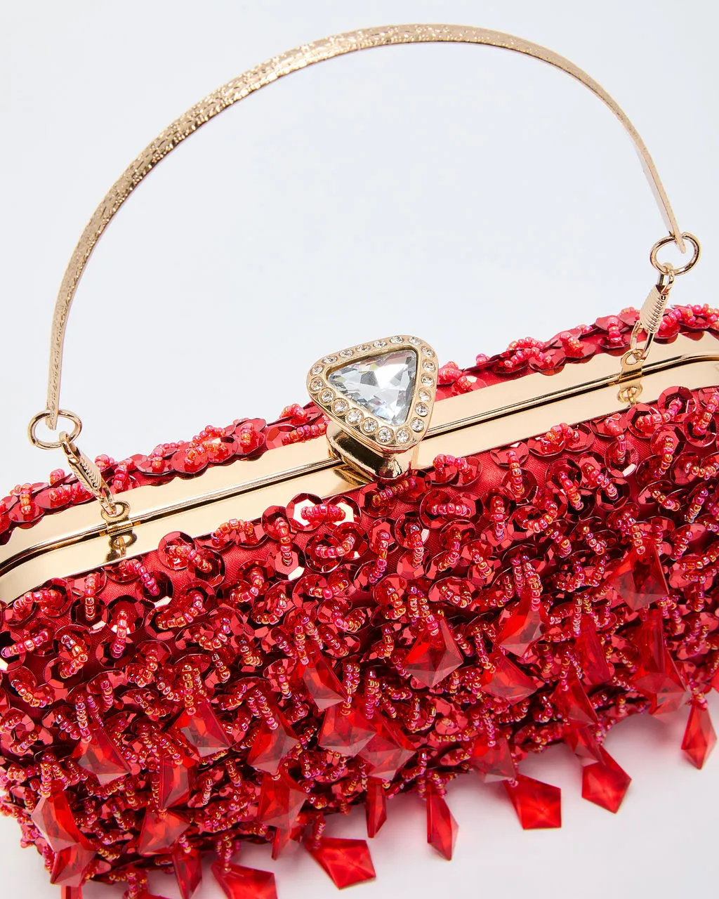 Holiday Drift Bead and Sequin Embellished Clutch sold by Vici product image thumbnail 5