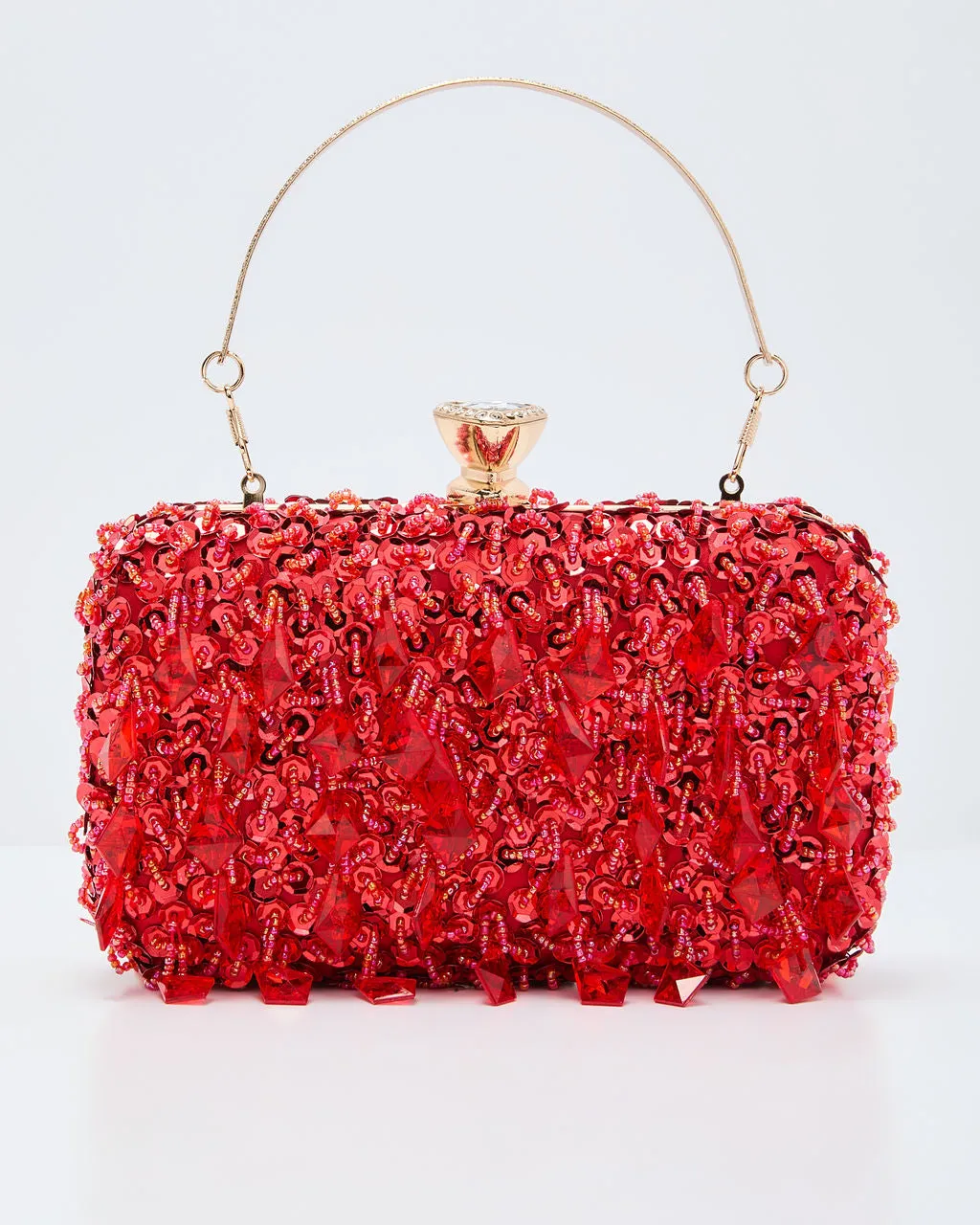 Holiday Drift Bead and Sequin Embellished Clutch sold by Vici product image thumbnail 3