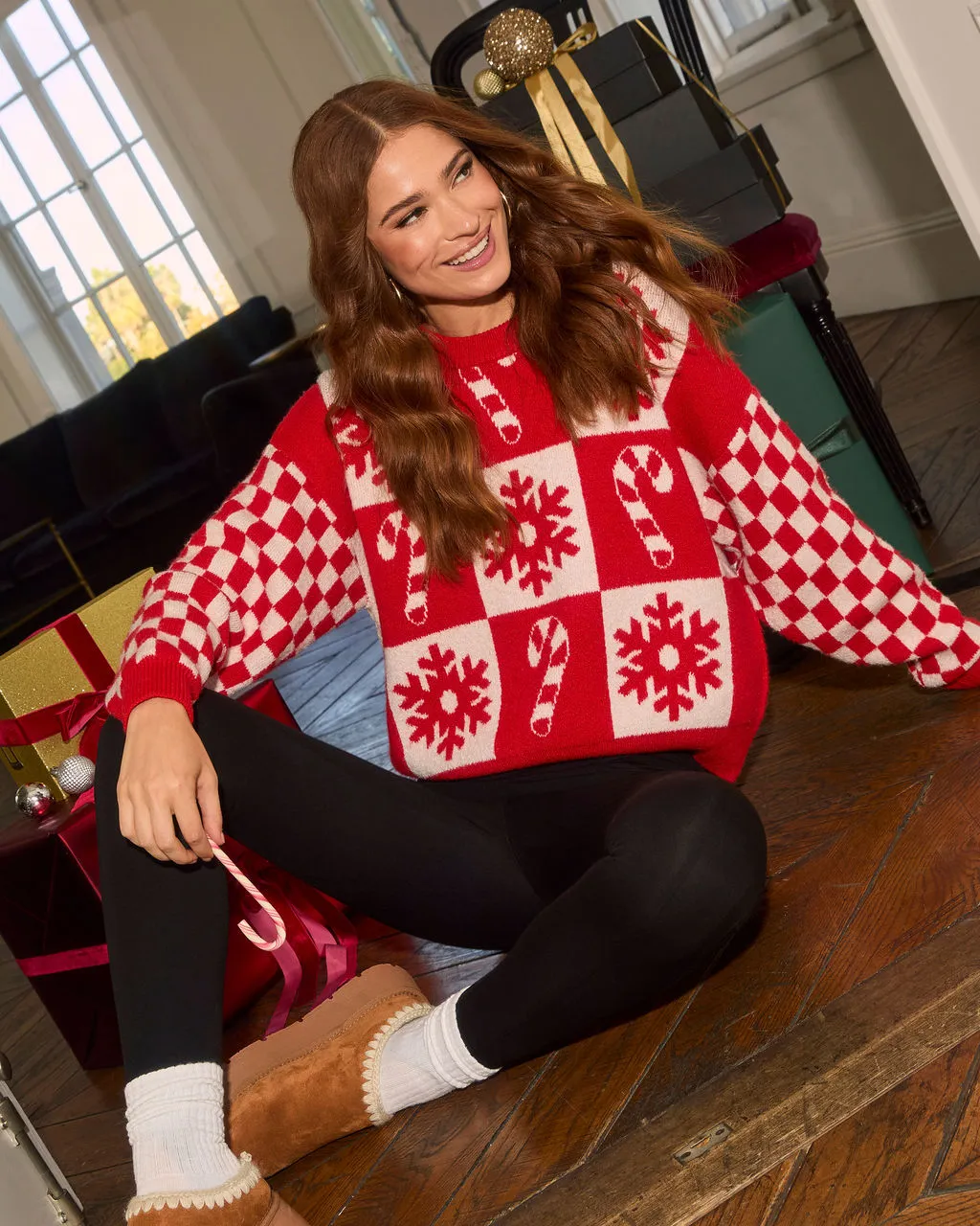 Snow Day Graphic Print Sweater sold by Vici product image thumbnail 3