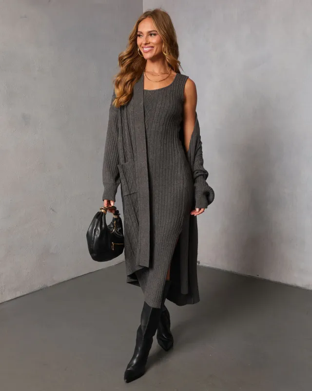 Malissa Knit Bodycon Midi Dress sold by Vici