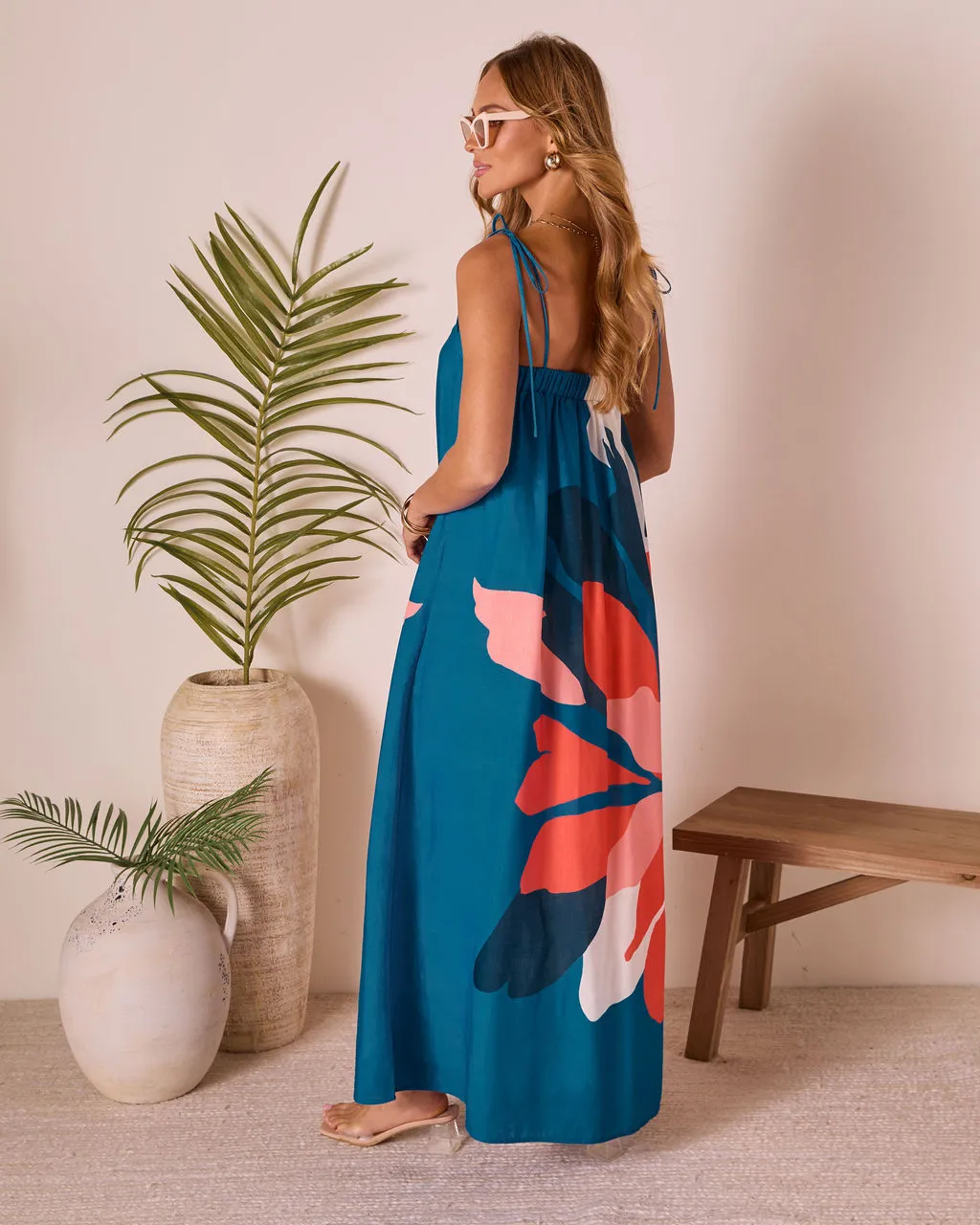 Sunkissed Escape Abstract Maxi Dress sold by Vici product image thumbnail 4