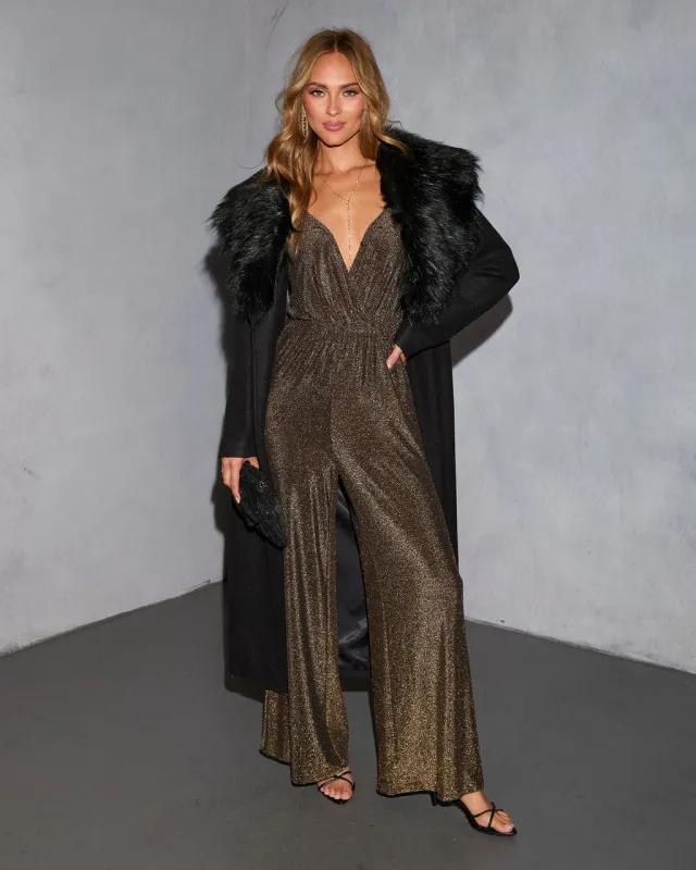 Dreamscape Nights Lurex Jumpsuit made by Vici