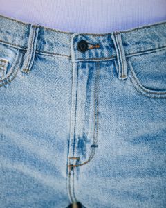 Highway High Rise Cuffed Denim Mom Shorts - FINAL SALE sold by Vici