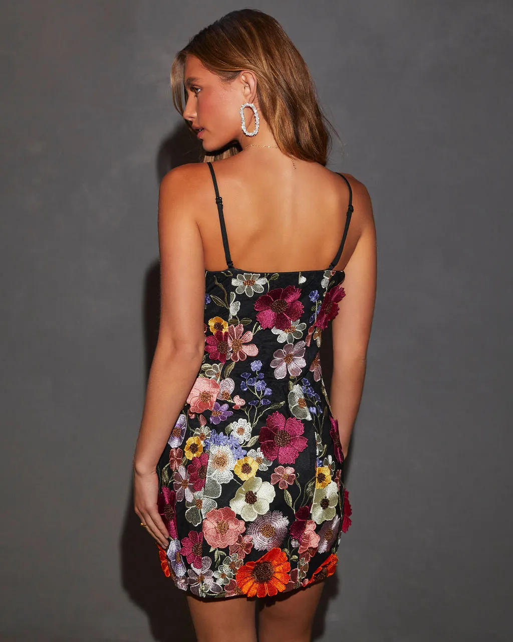 Essie Floral Appliqué Mini Dress sold by Vici product image thumbnail 5